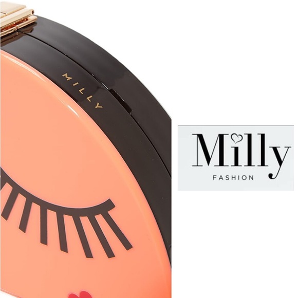 RARE MILLY Half Moon Eyelash Clutch Bag - Picture 5 of 8